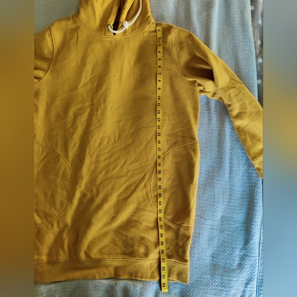 Gap Hooded Sweatshirt Dress in Honey Yellow 💛 - Picture 4 of 7